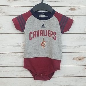 Adidas Cavaliers Snap Onesie Size 18 Month